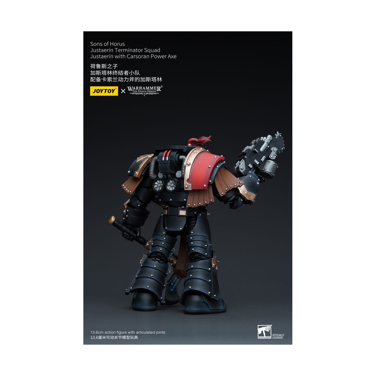 JoyToy - Sons of Horus - Justaerin Terminator Squad - Justaerin mit Carsoran Power Axe 1/18 - The Horus Heresy