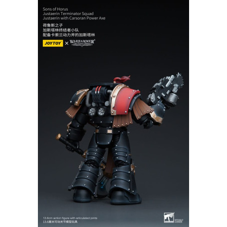 JoyToy - Sons of Horus - Justaerin Terminator Squad - Justaerin mit Carsoran Power Axe 1/18 - The Horus Heresy