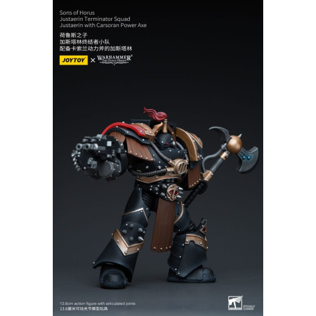 JoyToy - Sons of Horus - Justaerin Terminator Squad - Justaerin mit Carsoran Power Axe 1/18 - The Horus Heresy