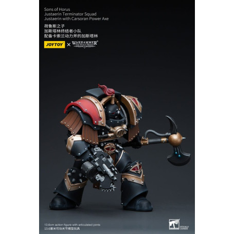 JoyToy - Sons of Horus - Justaerin Terminator Squad - Justaerin mit Carsoran Power Axe 1/18 - The Horus Heresy