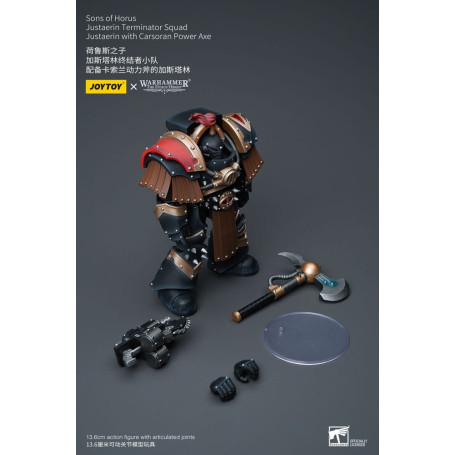 JoyToy - Sons of Horus - Justaerin Terminator Squad - Justaerin mit Carsoran Power Axe 1/18 - The Horus Heresy