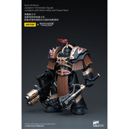 JoyToy - Sons of Horus - Justaerin Terminator Squad - Justaerin mit Multi-Melta und Power Maul 1/18 - The Horus Heresy