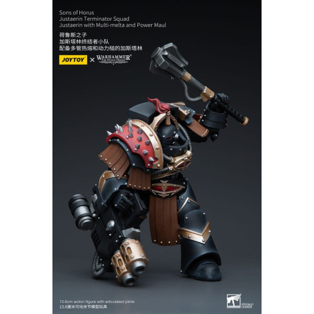 JoyToy - Sons of Horus - Justaerin Terminator Squad - Justaerin mit Multi-Melta und Power Maul 1/18 - The Horus Heresy