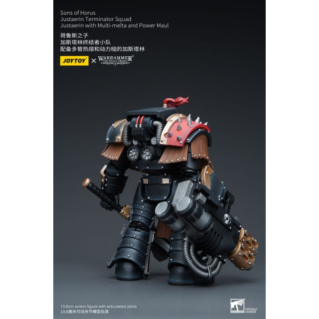JoyToy - Sons of Horus - Justaerin Terminator Squad - Justaerin mit Multi-Melta und Power Maul 1/18 - The Horus Heresy