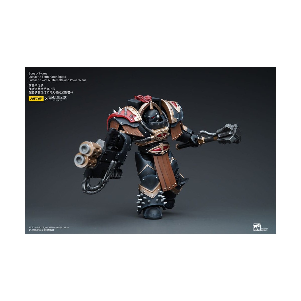 JoyToy - Sons of Horus - Justaerin Terminator Squad - Justaerin mit Multi-Melta und Power Maul 1/18 - The Horus Heresy