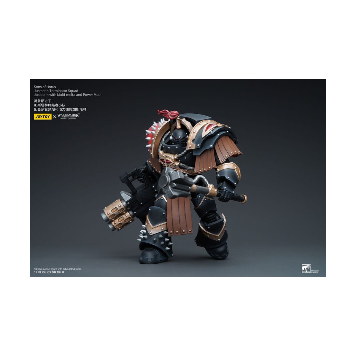 JoyToy - Sons of Horus - Justaerin Terminator Squad - Justaerin mit Multi-Melta und Power Maul 1/18 - The Horus Heresy