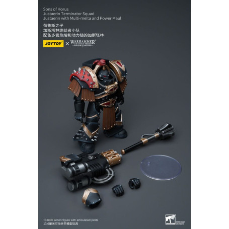 JoyToy - Sons of Horus - Justaerin Terminator Squad - Justaerin mit Multi-Melta und Power Maul 1/18 - The Horus Heresy