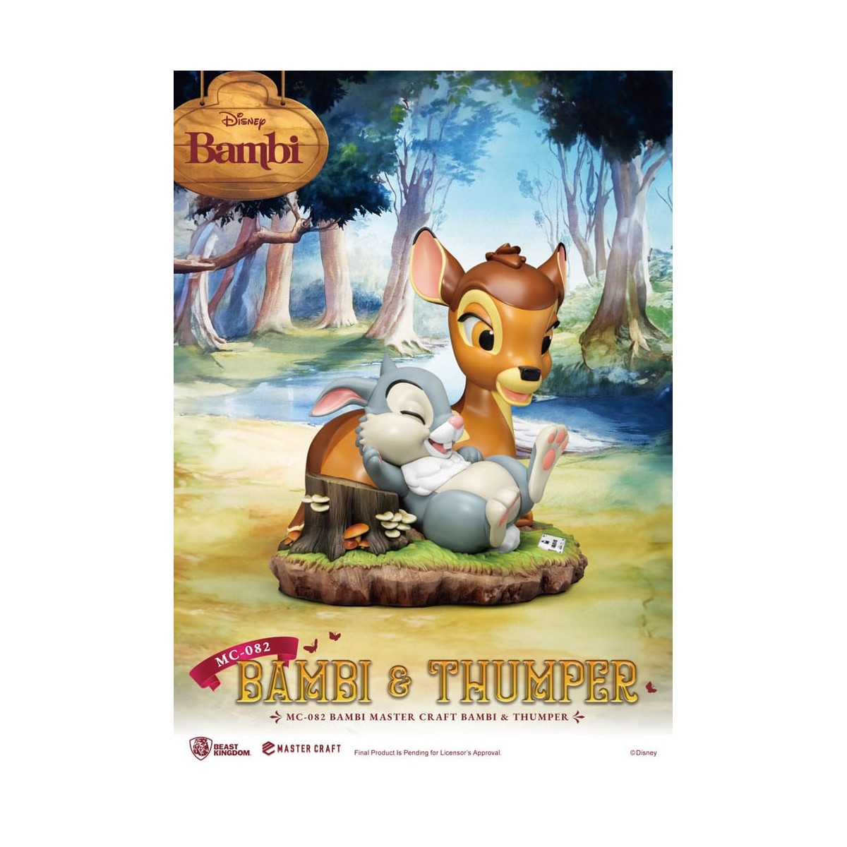 Beast Kingdom Disney - Master Craft Bambi & Panpan - Thumper