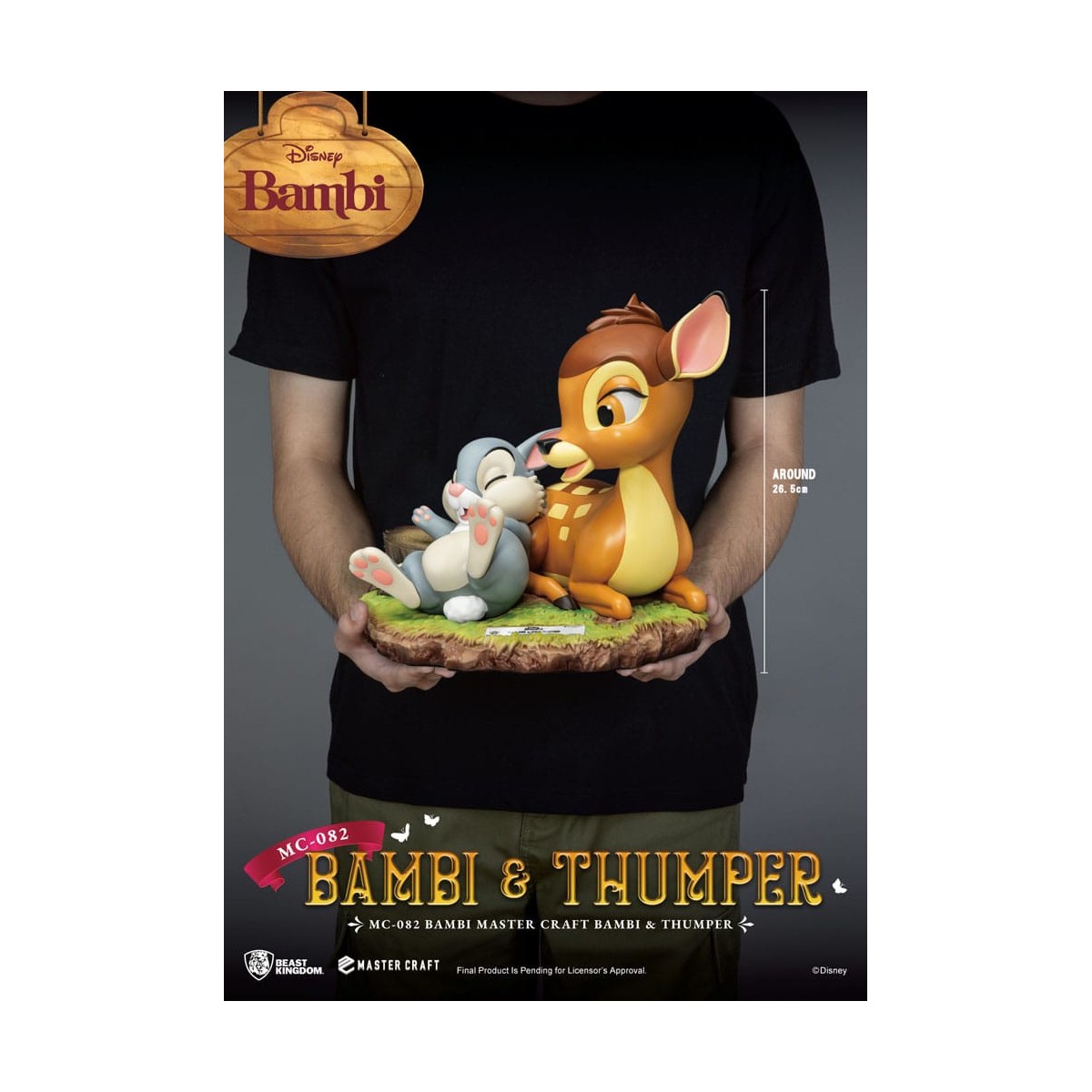 Beast Kingdom Disney - Master Craft Bambi & Panpan - Thumper