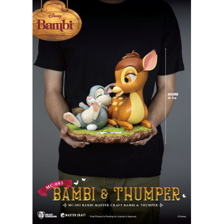 Beast Kingdom Disney - Master Craft Bambi & Panpan - Thumper