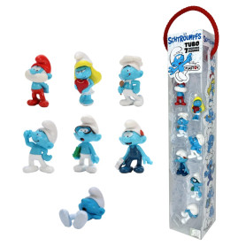 Plastoy - TUBO SCHTROUMPFS - 7 Figuren