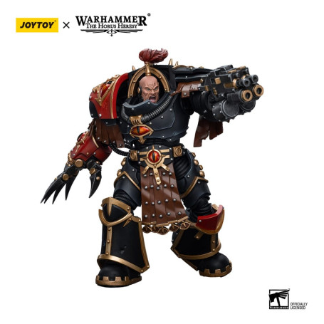 JoyToy Space Marines - Sons of Horus - Ezekyle Abaddon First Captain of the XVlth Legion - 1/18 - Warhammer The Horus Heresy