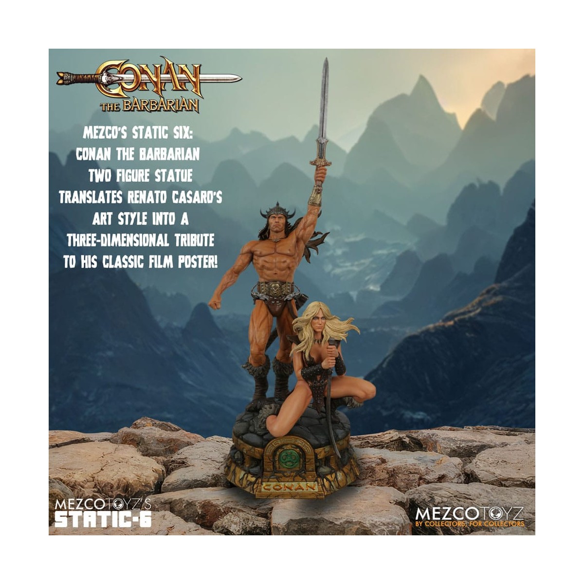 Mezco - Static 6 - Conan the Barbarian (1982) 1/6 Statue