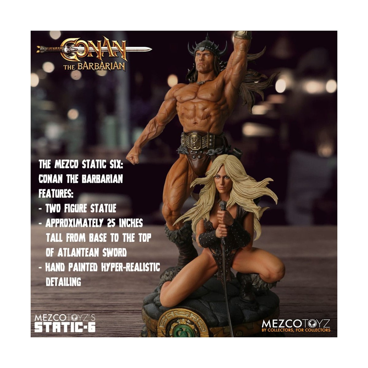 Mezco - Static 6 - Conan the Barbarian (1982) 1/6 Statue