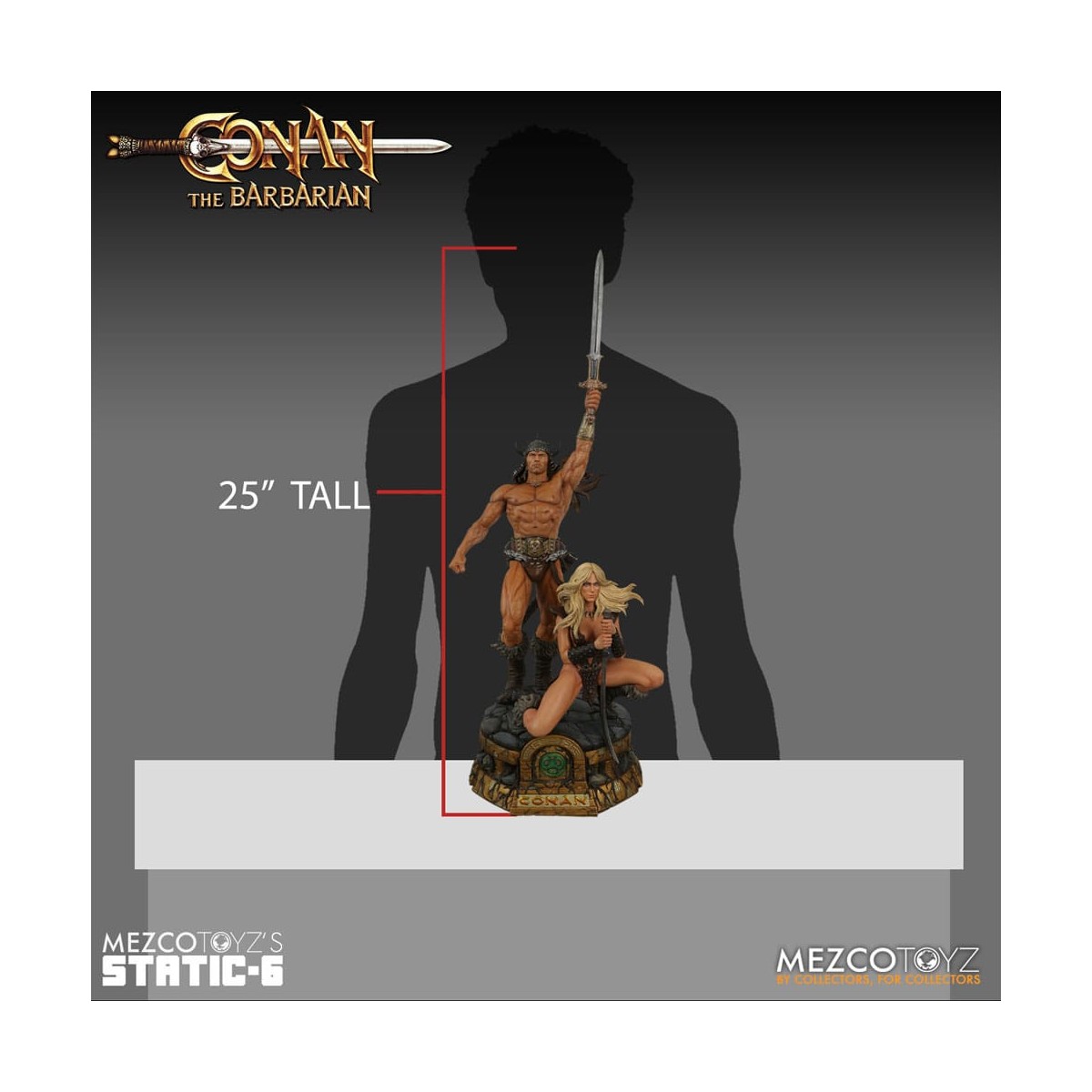 Mezco - Static 6 - Conan the Barbarian (1982) 1/6 Statue