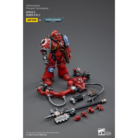 JoyToy - Space Marines - Ultramarines - Techmarine Brother Tybestis 1/18 - Warhammer 40K