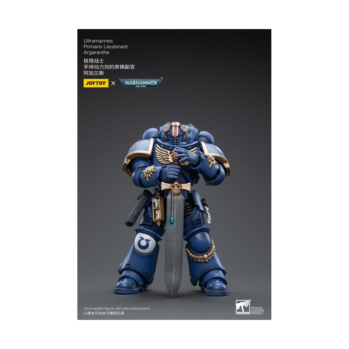 JoyToy - Space Marines - Ultramarines - Primaris Leutnant Argaranthe 1/18 - Warhammer 40K