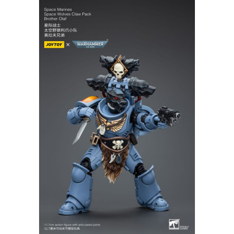 JoyToy Space Marines - Space Wolves - Claw Pack Brother Olaf 1/18 - Warhammer 40K