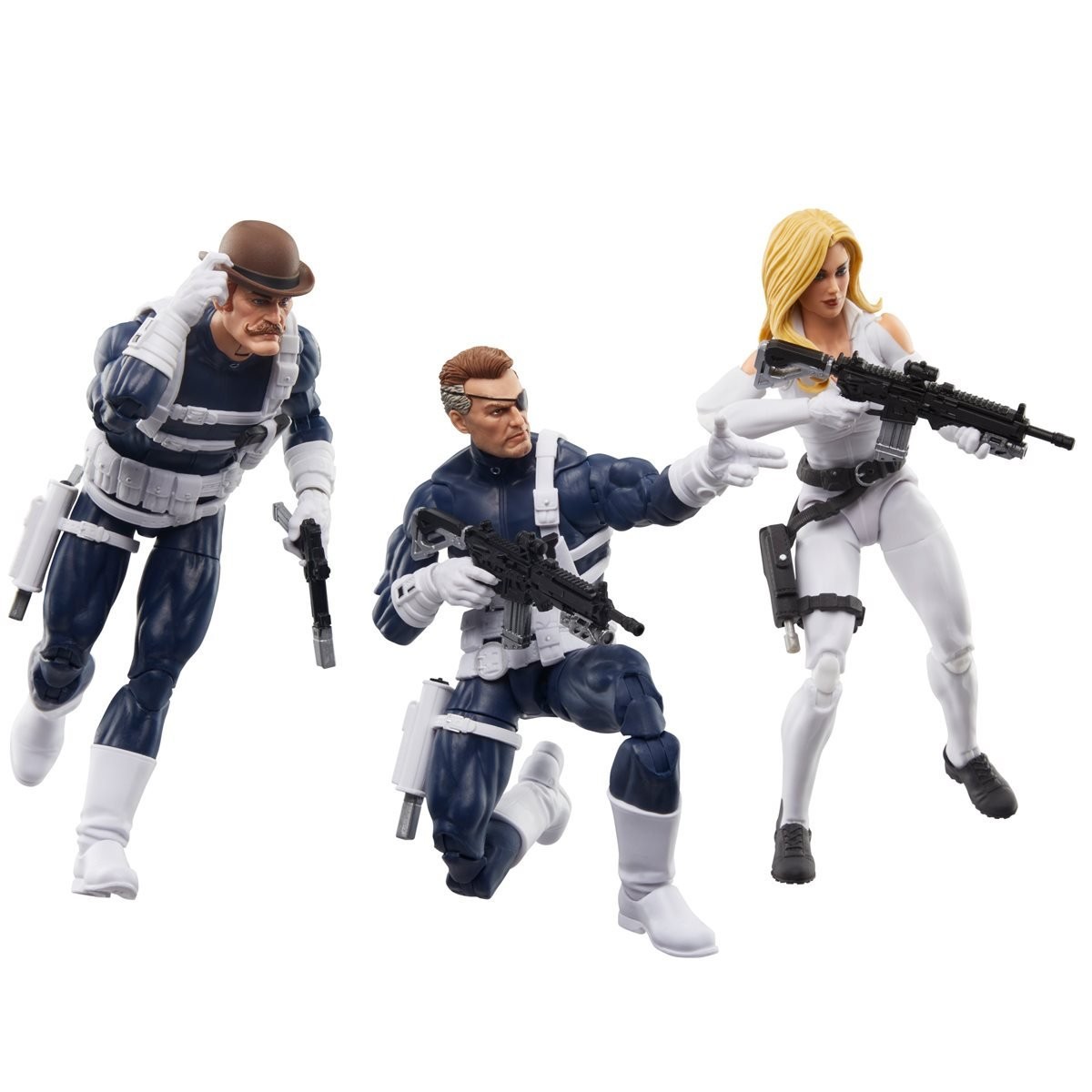 Marvel Legends - S.H.I.E.L.D. 3 pack - Sharon Carter - Nick Fury - Dum Dum Dugan