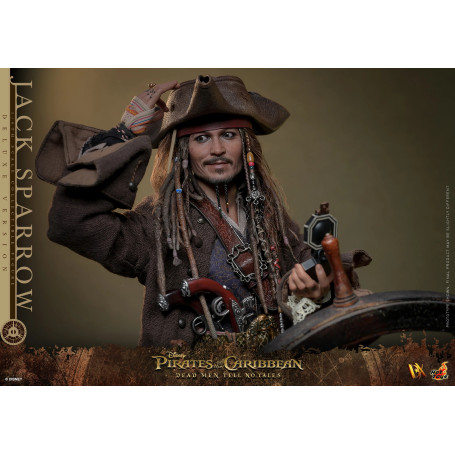 Hot Toys Pirates of the Caribbean - Jack Sparrow Deluxe Edition - Dead Men Tell No Tales