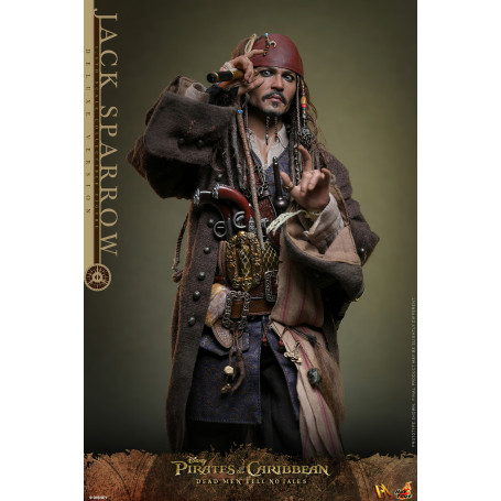 Hot Toys Pirates of the Caribbean - Jack Sparrow Deluxe Edition - Dead Men Tell No Tales