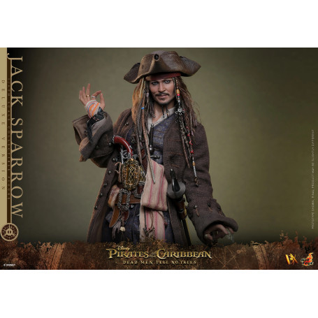 Hot Toys Pirates of the Caribbean - Jack Sparrow Deluxe Edition - Dead Men Tell No Tales