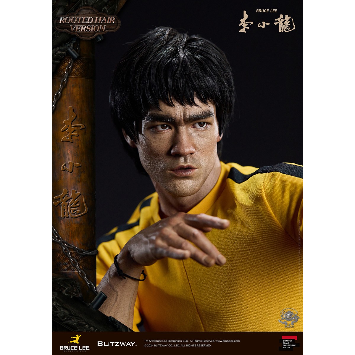 Blitzway - Bruce Lee Rooted Hair Ver. 1/4 - 50th Anniversary Tribute - Das Spiel des Todes