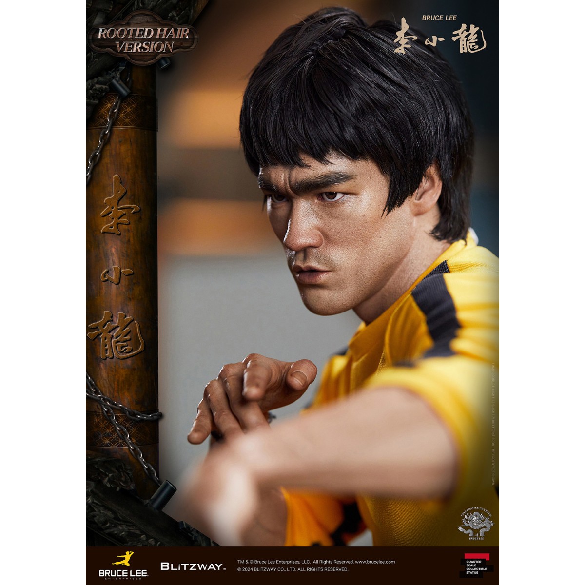 Blitzway - Bruce Lee Rooted Hair Ver. 1/4 - 50th Anniversary Tribute - Das Spiel des Todes