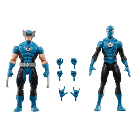 Marvel Legends - Wolverine und Spider-Man - Fantastic Four 2 pack
