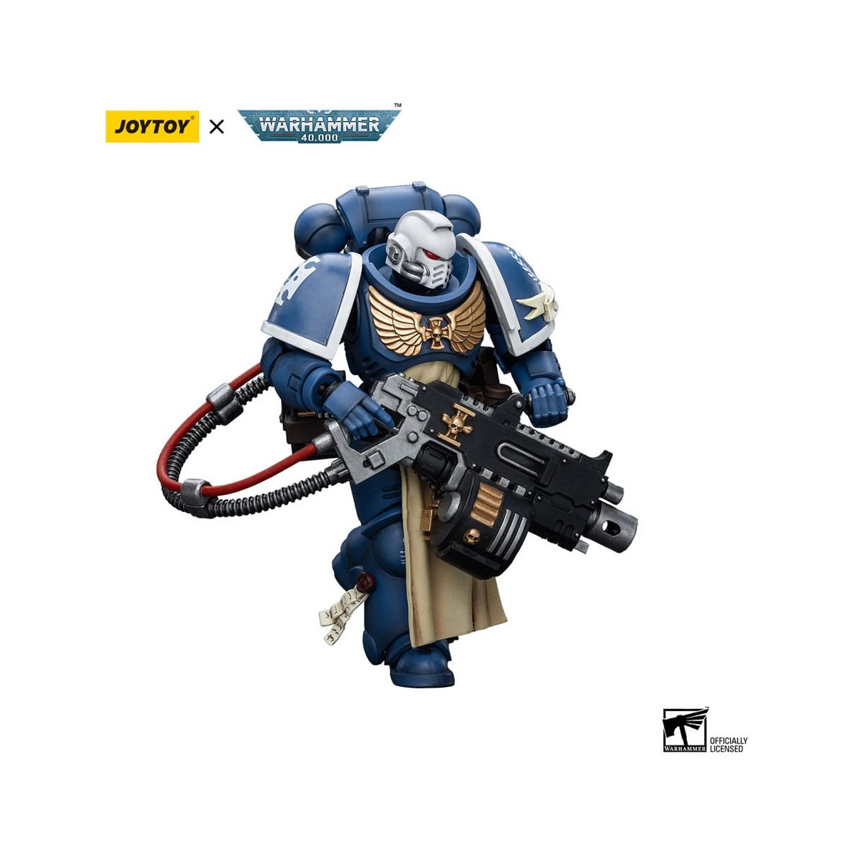 JoyToy - Space Marines - Ultramarines - Sternguard Veteran with Heavy Bolter 1/18 - Warhammer 40K