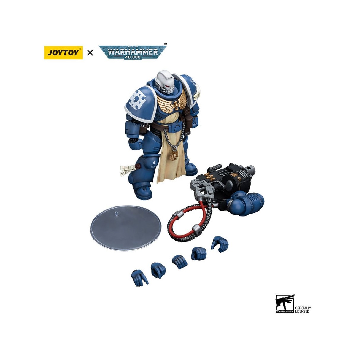 JoyToy - Space Marines - Ultramarines - Sternguard Veteran with Heavy Bolter 1/18 - Warhammer 40K