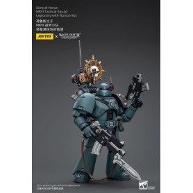 JoyToy Space Marines - Sons of Horus - MKIV Tactical Squad Legionary with Legionary with Nuncio Vox 1/18 - Warhammer 40K