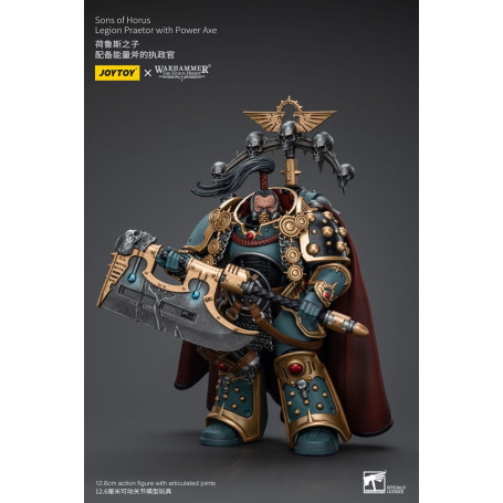 JoyToy Space Marines - Sons of Horus - Legion Praetor mit Power Axe 1/18 - The Horus Heresy