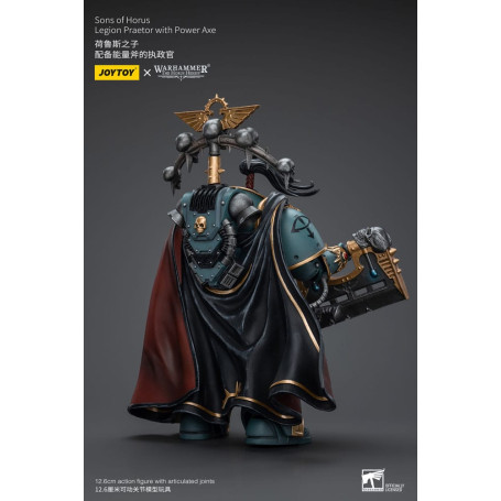 JoyToy Space Marines - Sons of Horus - Legion Praetor mit Power Axe 1/18 - The Horus Heresy