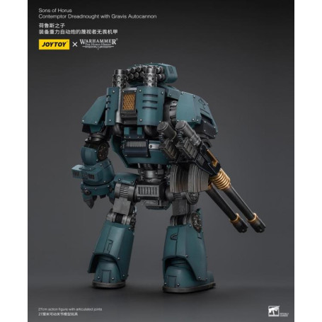 JoyToy Space Marines - Sons of Horus - Contemptor Dreadnought with Gravis Autocannon 1/18 - The Horus Heresy