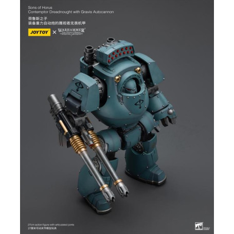 JoyToy Space Marines - Sons of Horus - Contemptor Dreadnought with Gravis Autocannon 1/18 - The Horus Heresy