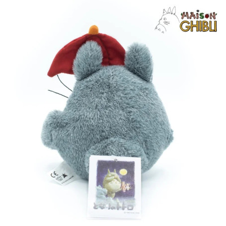 Maison Ghibli Plüschtier Totoro mit Regenschirm Rot - Mein Nachbar Totoro