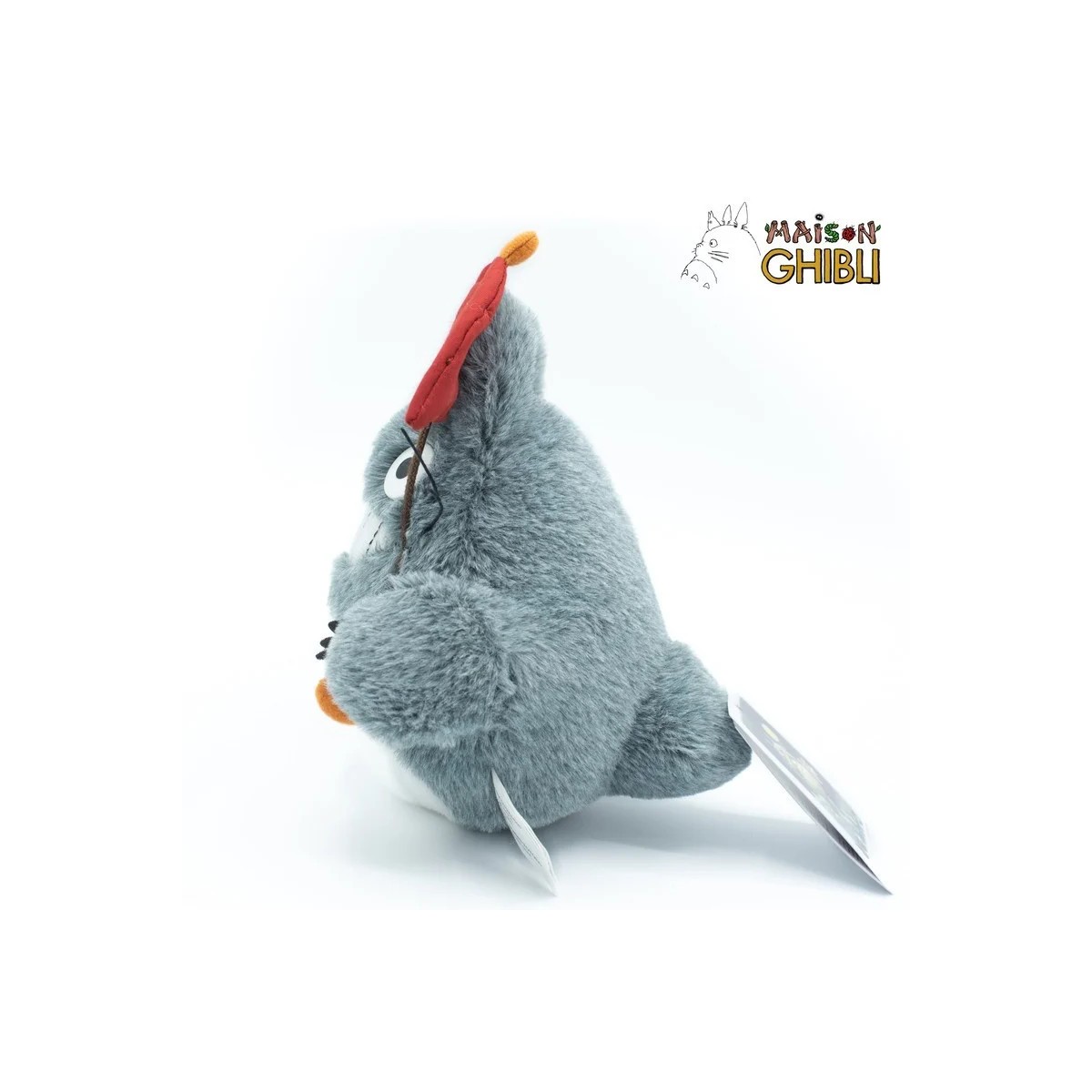 Maison Ghibli Plüschtier Totoro mit Regenschirm Rot - Mein Nachbar Totoro