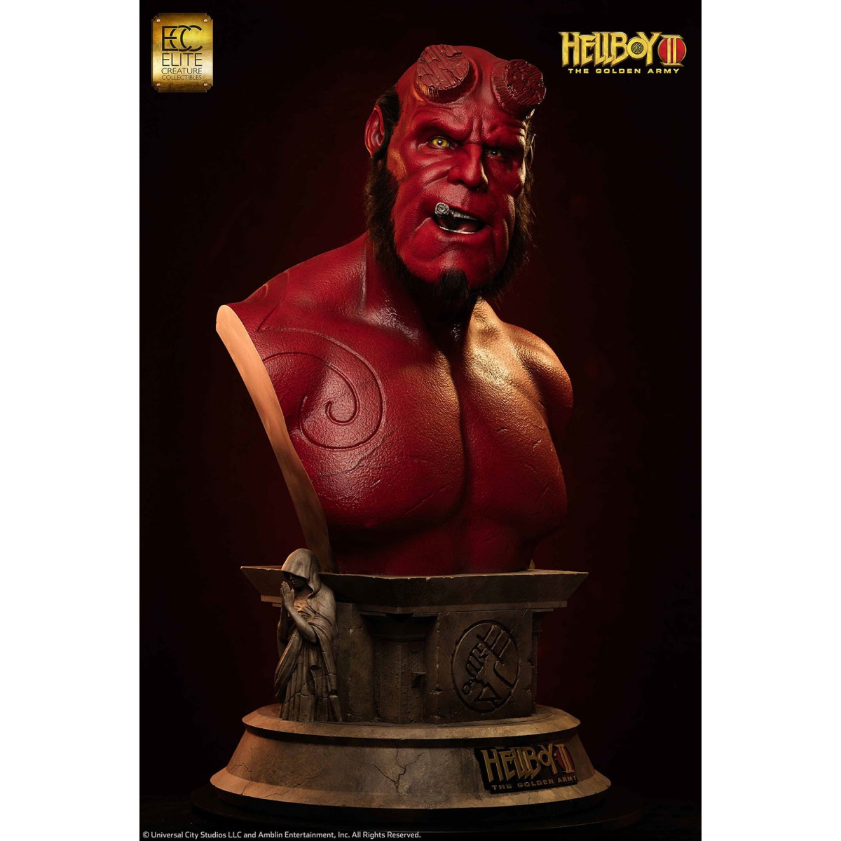 Toynami Elite Creature - HELLBOY BUST 1:1 - Hellboy II
