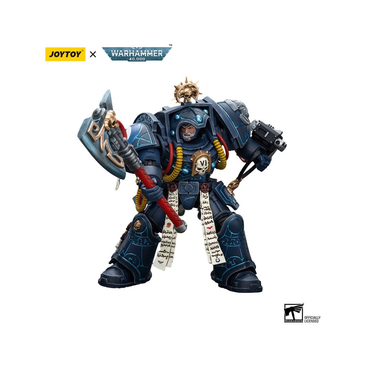 JoyToy - Space Marines - Ultramarines - Librarian in Terminator Armour 1/18 - Warhammer 40K