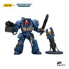 JoyToy - Ultramarines - Terminator Squad Sergeant mit Power Sword und Teleport Homer 1/18 - WH40K