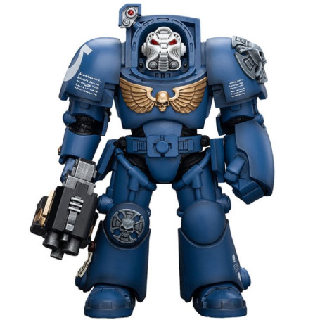 JoyToy Space Marines - Ultramarines - Terminator Squad Terminator with Storm Bolter 1/18 - Warhammer 40K