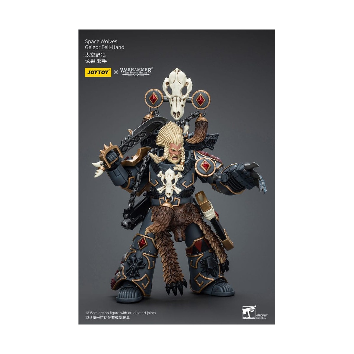 JoyToy Space Marines - Space Wolves - Geigor Fell-Hand - 1/18 - The Horus Heresy