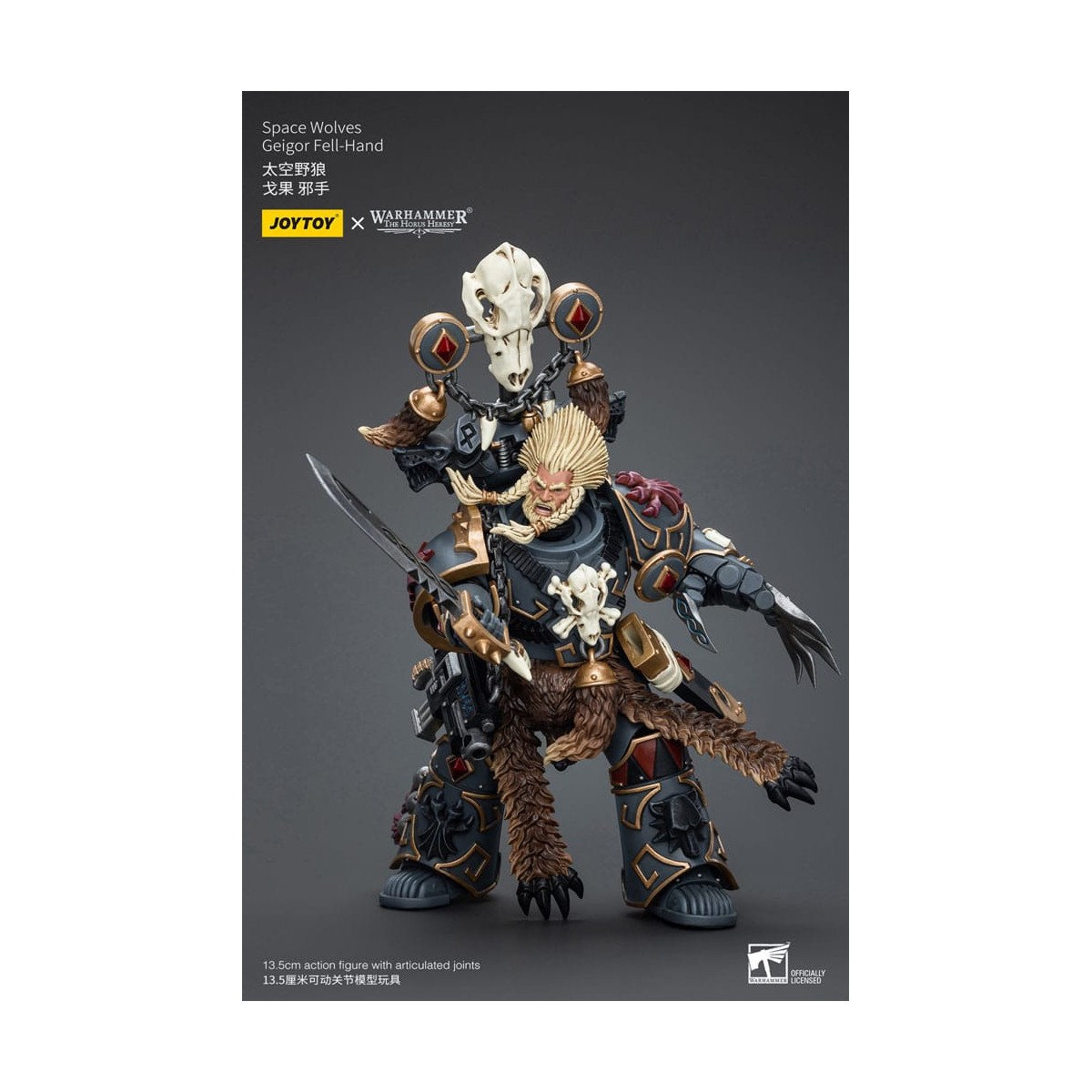 JoyToy Space Marines - Space Wolves - Geigor Fell-Hand - 1/18 - The Horus Heresy