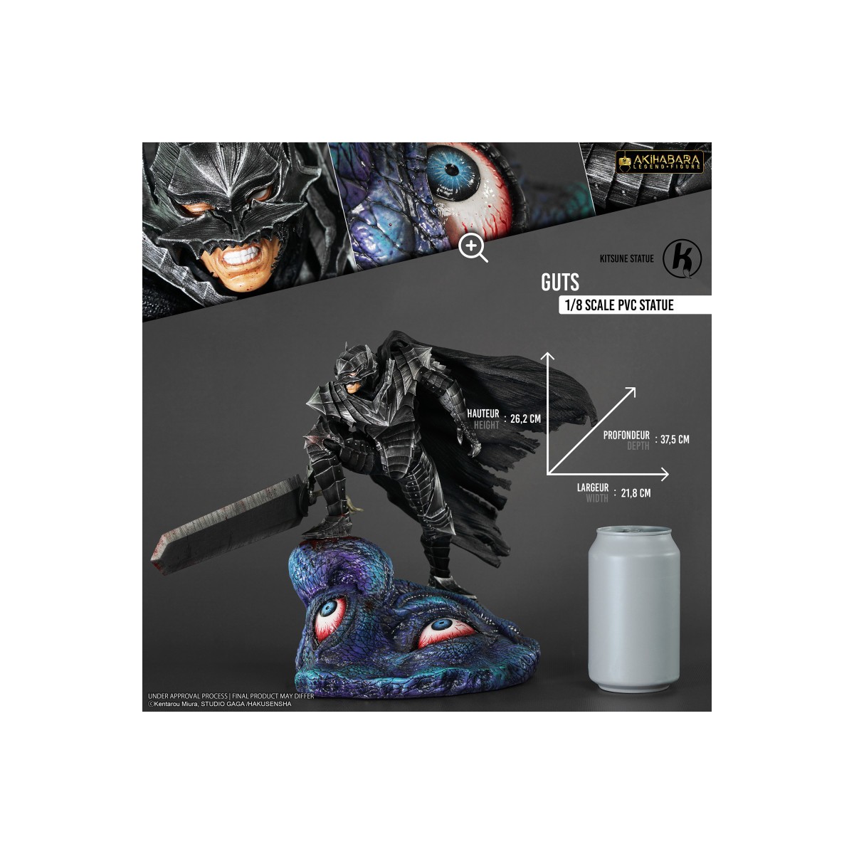 Kitsune - Berserk - GUTS BERSERKER 1/8 pvc statue