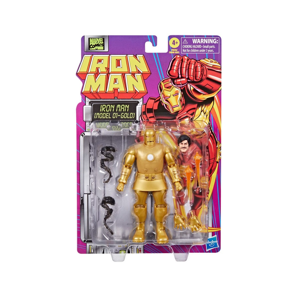 Marvel Legends Iron Man Model 09 - Retro Carded