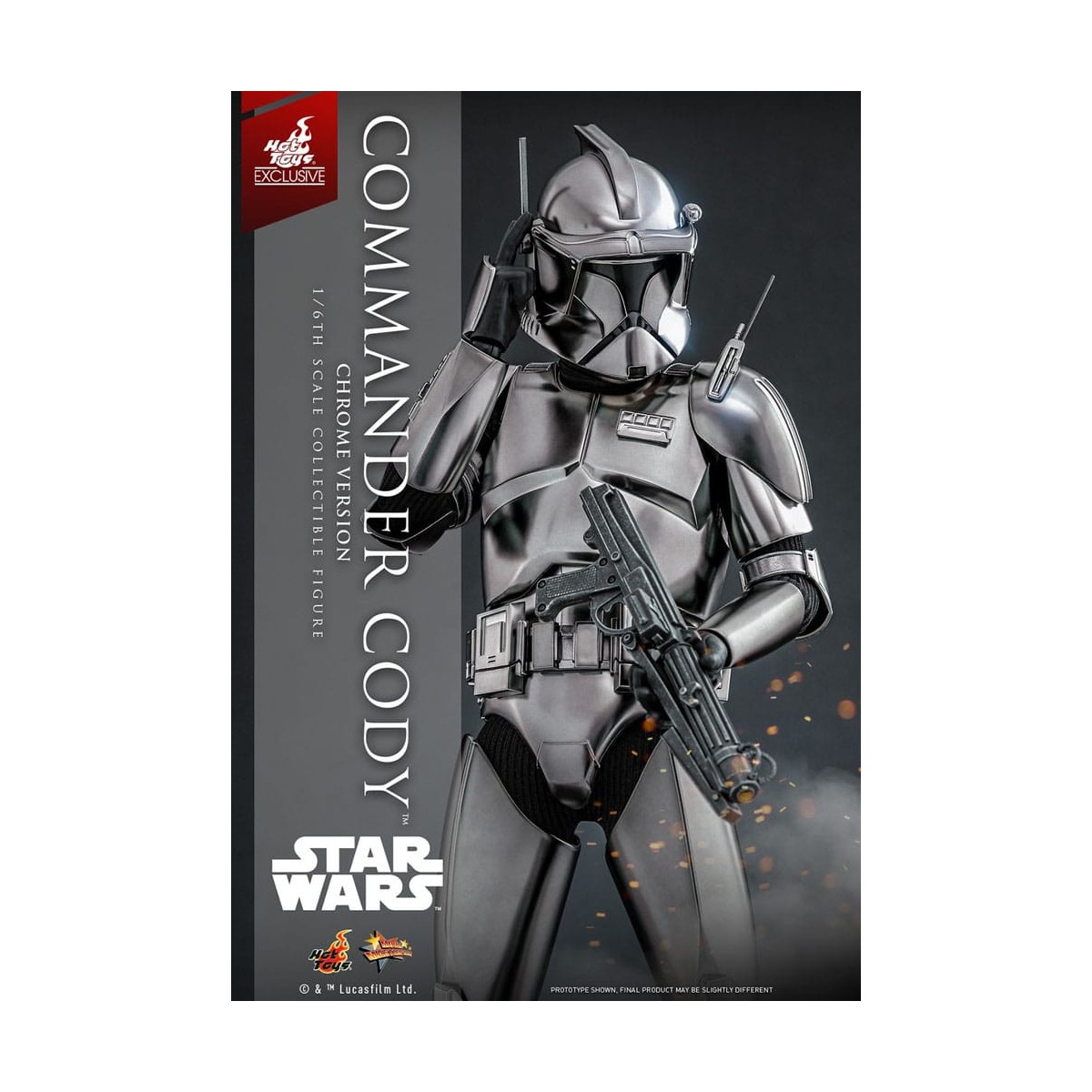 Hot Toys Star Wars - Commander Cody Chrome Version Exclusive MMS 1/6
