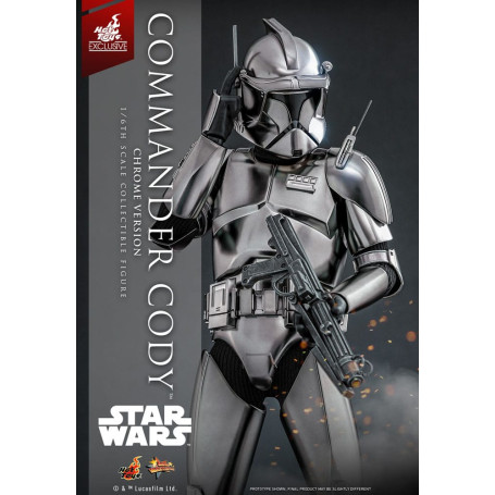 Hot Toys Star Wars - Commander Cody Chrome Version Exclusive MMS 1/6