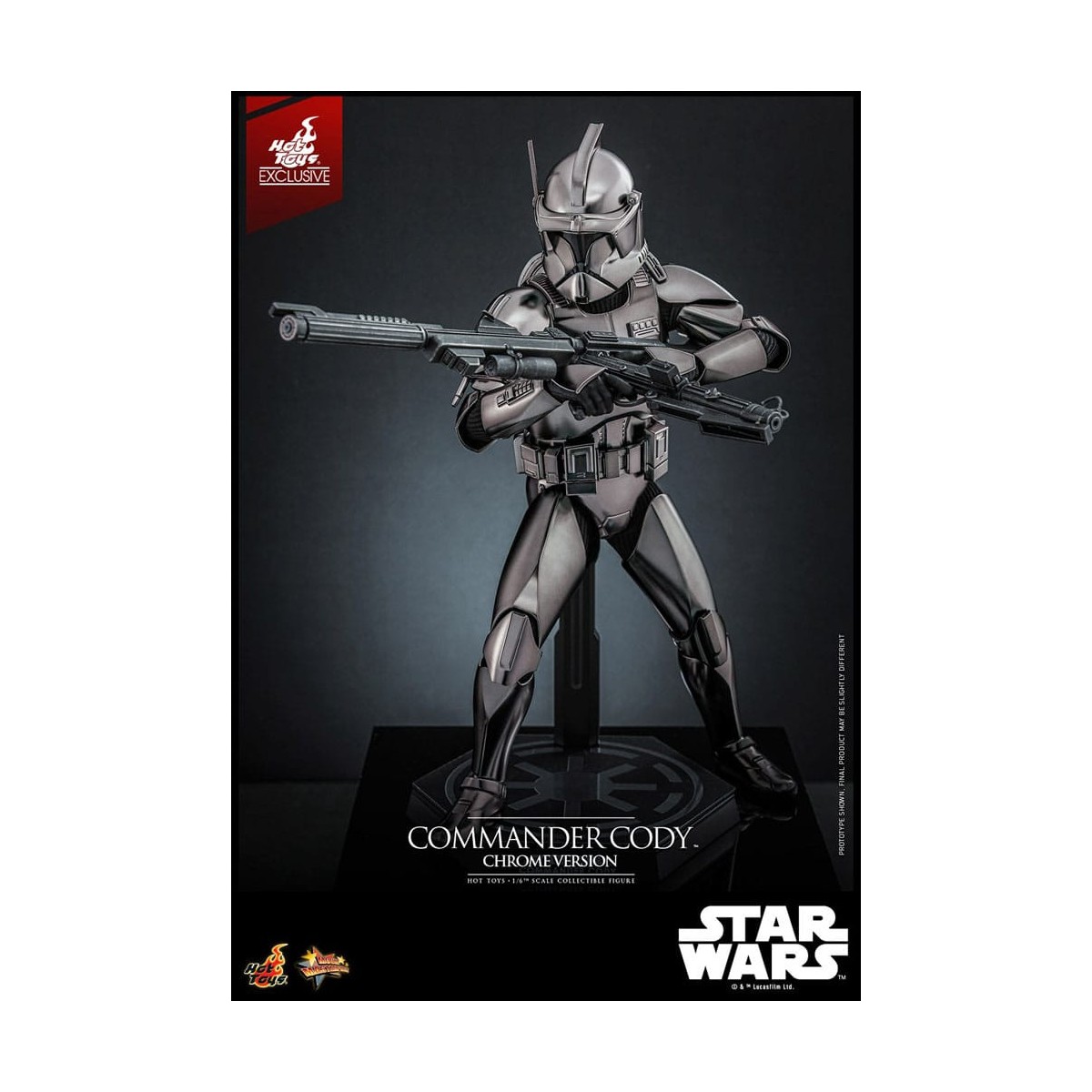 Hot Toys Star Wars - Commander Cody Chrome Version Exclusive MMS 1/6