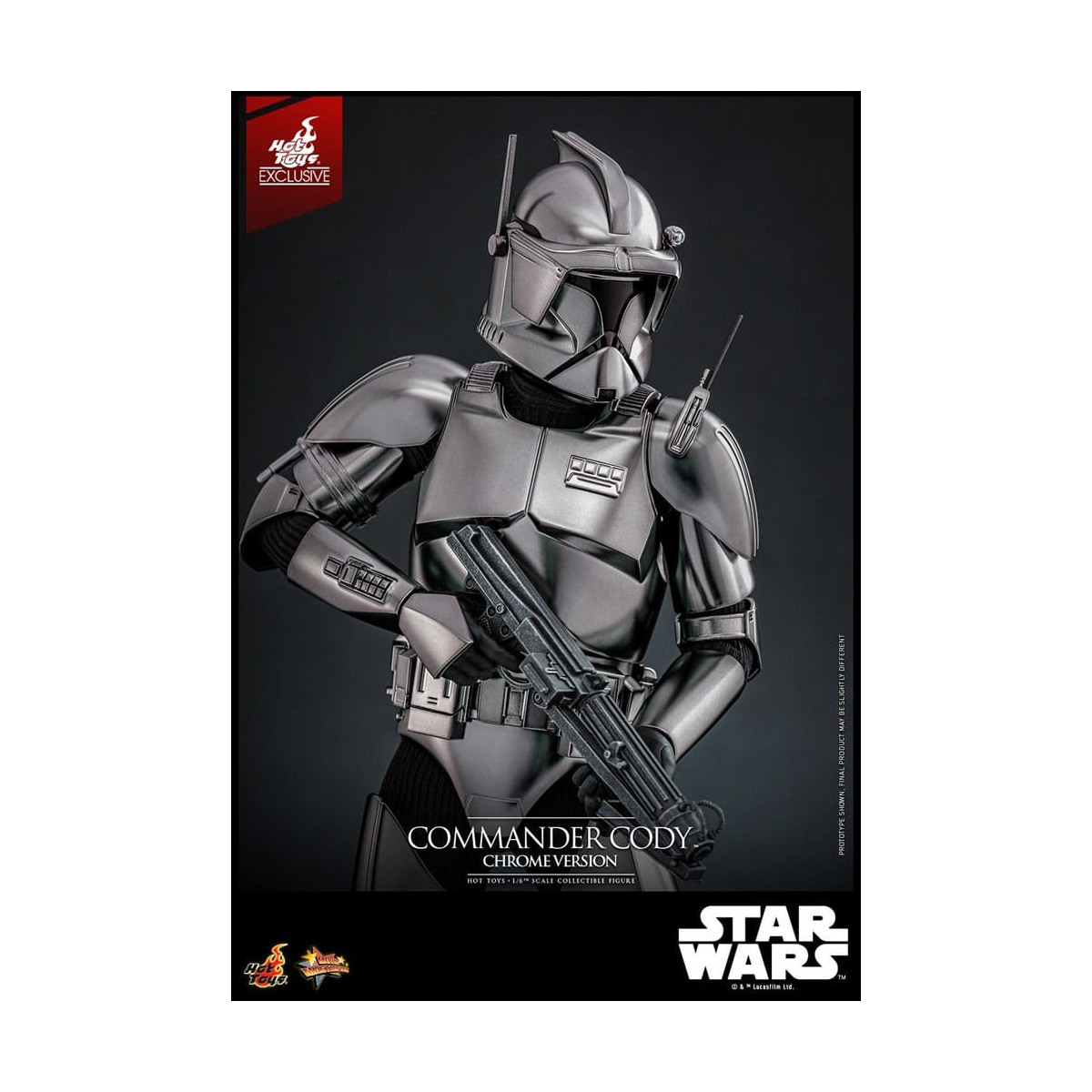 Hot Toys Star Wars - Commander Cody Chrome Version Exclusive MMS 1/6